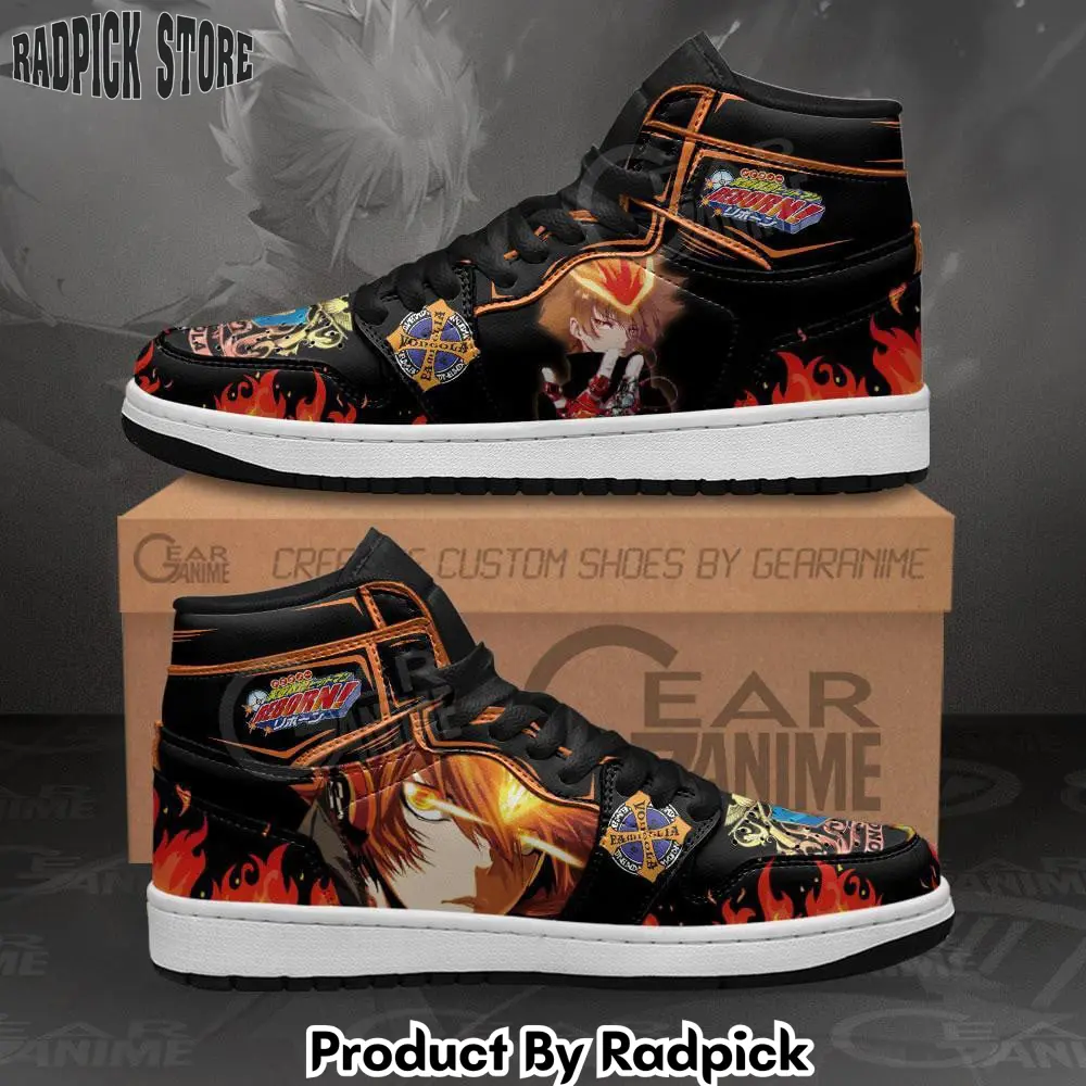 Tsunayoshi sawada air jordan high top sneakers anime hitman reborn  rp0351993